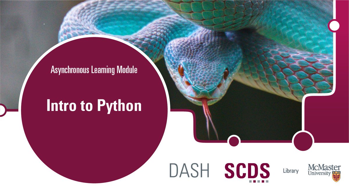 macscds's tweet image. Are you new to programming and looking to learn about #Python and #RProgramming? Two new self-paced, interactive, beginner-friendly tutorials may be just what you're looking for.
scds.ca/r-python-modul…
#NewCoder #LearnProgramming #LearnToCode