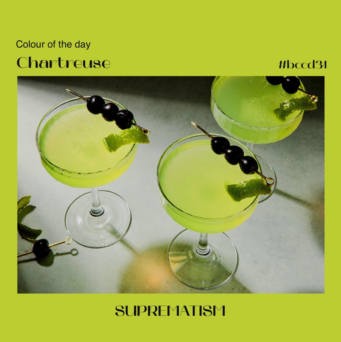 Colour of the day: ‘Chartreuse’ #bccd31

.
#colour #colouroftheday #chartreuse