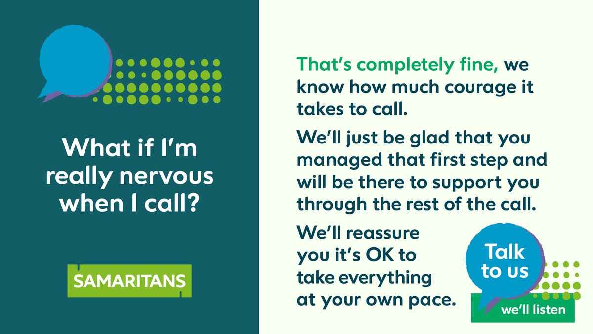 Question 2: What if I’m really nervous when I call? >We understand how difficult it is to pick up the phone and call us, and we will be there to support you throughout the call, at your own pace.