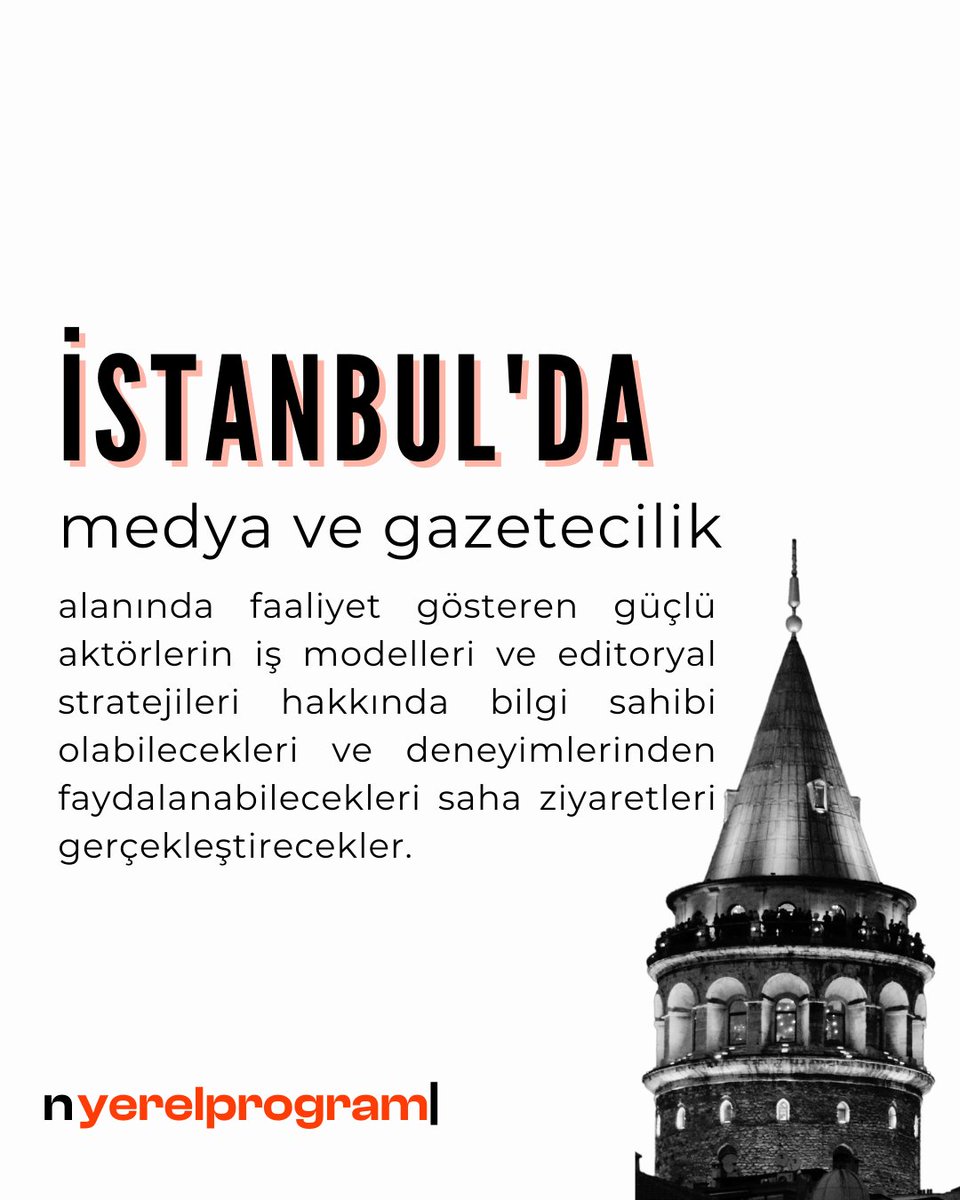 NewsLabTurkey's tweet photo. 📢 #NLTRYerelProgram Türkiye’nin farklı bölgelerinden gazetecilere becerilerini güçlendirme şansı verebilmek için yola çıktı!

1-7 Ekim arasında İstanbul’da gerçekleştirilecek programa İstanbul dışından 10 gazeteci katılacak. 
Başvurularınızı bekliyoruz!

https://t.co/OTjkeZzHkE https://t.co/cmwn0kMP8y
