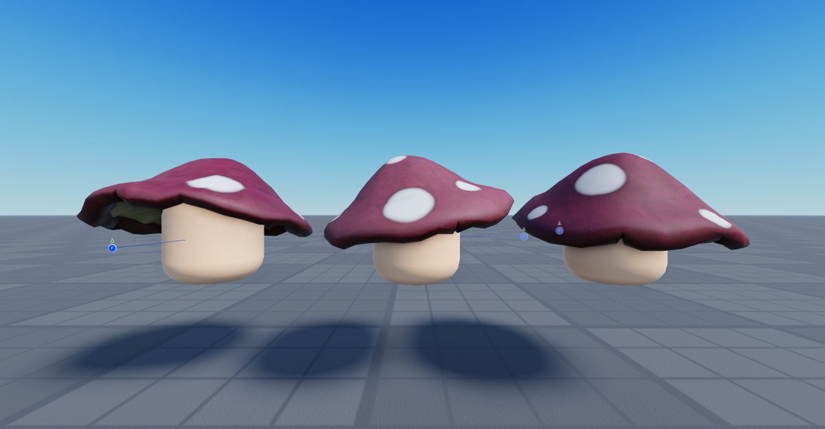 I'm love how this red mushroom hat turned out! It's so cuuute! what other colours should I do?

roblox.com/catalog/142640…

#Roblox #RobloxDev #RobloxDevs #RobloxUGC #UGC