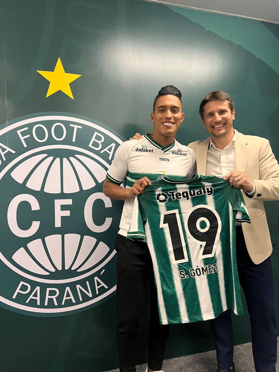 gian_petruzzi's tweet photo. Bienvenido parce! Hemos logrado. 🇨🇴🇧🇷🇳🇬 @nacionaloficial @Coritiba #SebastianGomez #JuntosTemosMaisForza https://t.co/PSR3PsFdne