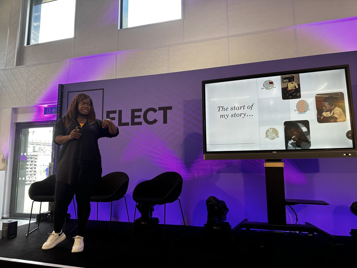 WeAreRSGroup's tweet photo. Ama Frimpong is up next, Head of Product Development at 52 North Health Ltd. @TheIET Young Women Engineer of the Year 2022.
Watch live at: https://t.co/MtTDl9BVxr
#REflect2023 #GEMinSTEM https://t.co/NJnd8usFfk