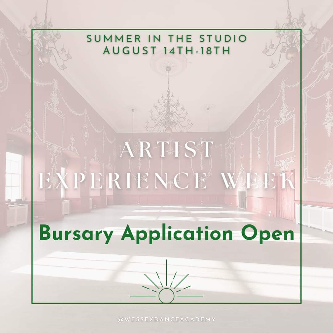 Wessex Dance Academy CPD - We are opening our studio doors to share our creative practice and our work with vulnerable young people from 14th-18th August.

For more details email emma.hill@hampshireculturaltrust.org.uk 

Come join us in our gorgeous pink studio!!
