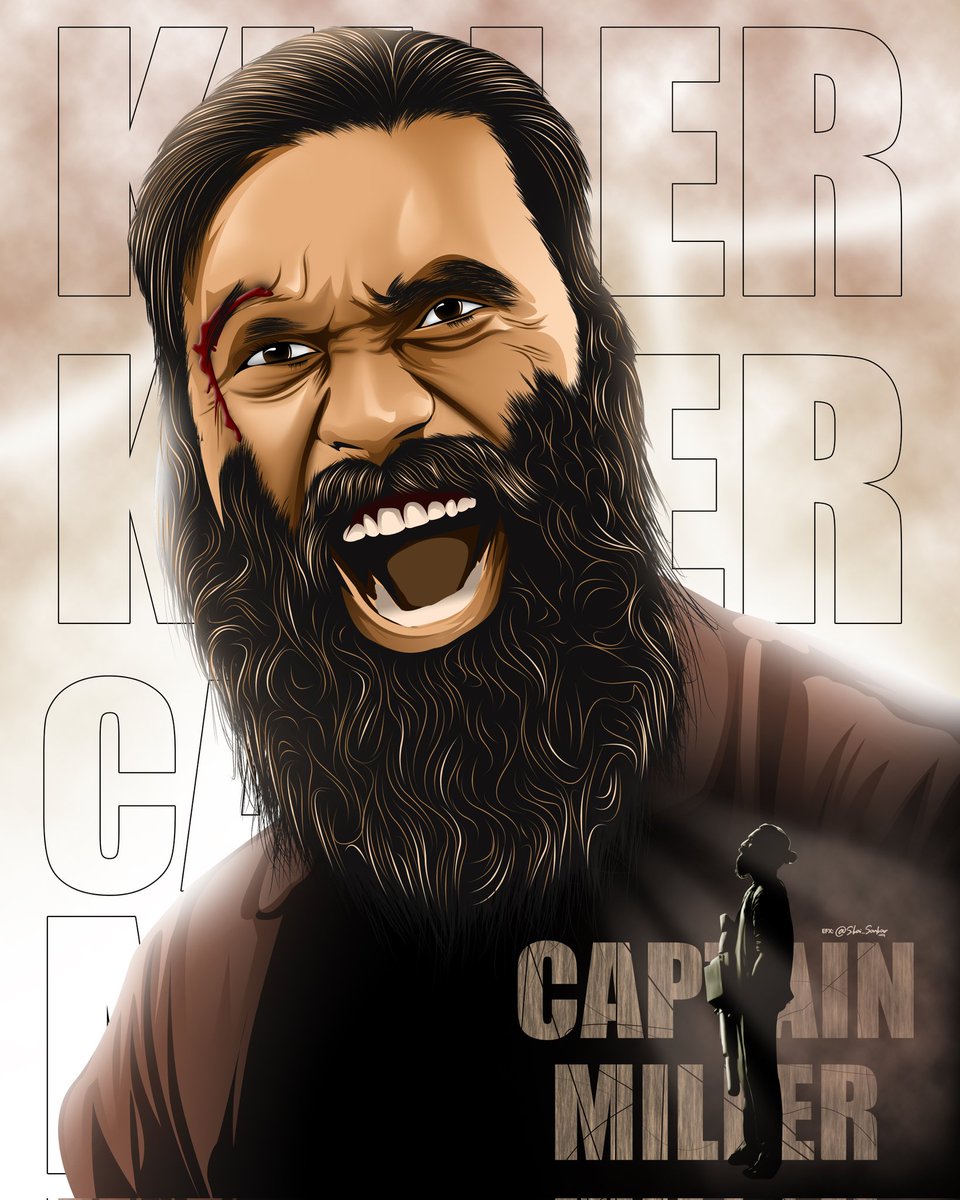 ShaiSankarEditz's tweet photo. Caption Miller Fan Art ❤️💥
@dhanushkraja @ArunMatheswaran @SathyaJyothi 
#CaptainMilIer #CaptainMilIerTeaser #captainmillerfanart https://t.co/e0Sxgi1Riy