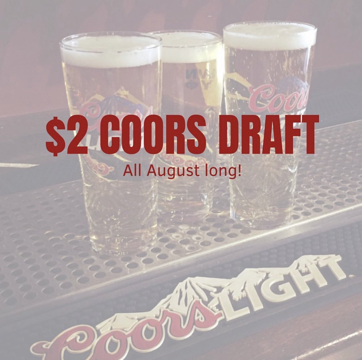 ShoppersCafe's tweet image. Itss backkk!! 🍻

Starting today CoorsLight draft will be $2 a pint all August long! 🍻🍺

See you soon!! 

#shoppers #moodyst #coorslight #draftbeer