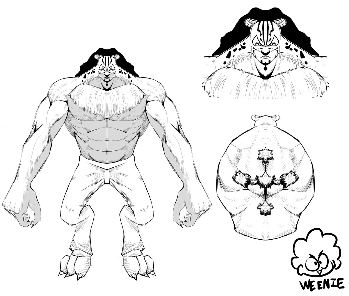 Rob Lucci's Hybrid Concept Art
Feel free to use for modelling. 
#Roblox #RobloxDevs #RobloxDev #robloxart