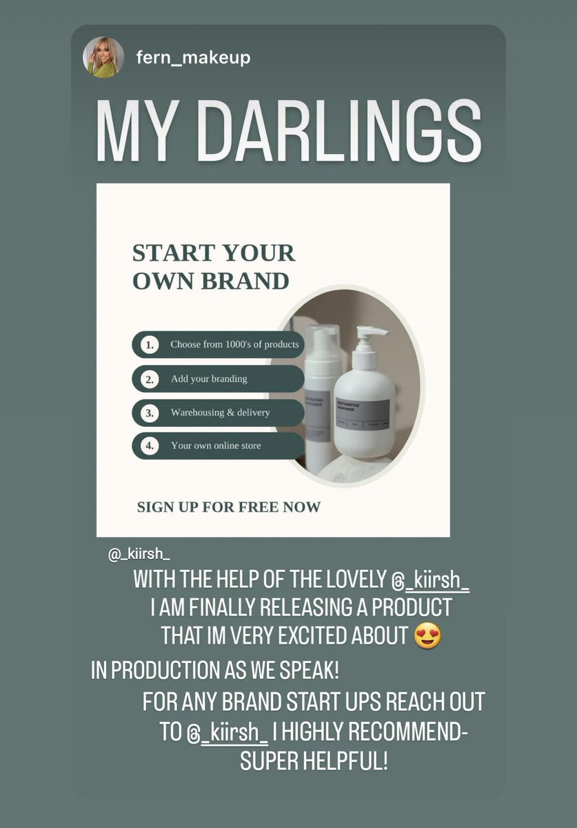 DomFendius's tweet photo. Another great brand we’re working on - can’t wait to share more! If you want to start a brand, DM me https://t.co/GoLVvNeQhw