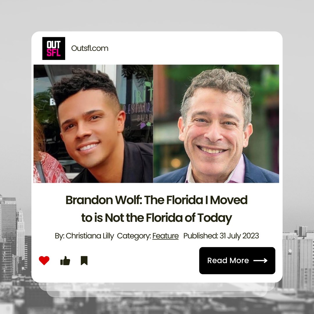 MuseumStonewall's tweet photo. Reflecting on Brandon Wolf’s journey and the importance of preserving history while embracing progress. Read full article here 👉 https://t.co/tOjIjXOEsY 
#SNMAL #stonewallmuseum #lesbian #gay #bisexual #trans #queer #nonbinary #lgbt #lgbtq #BrandonWolf #OutSFL #RobertKesten https://t.co/z7NFJWppIS