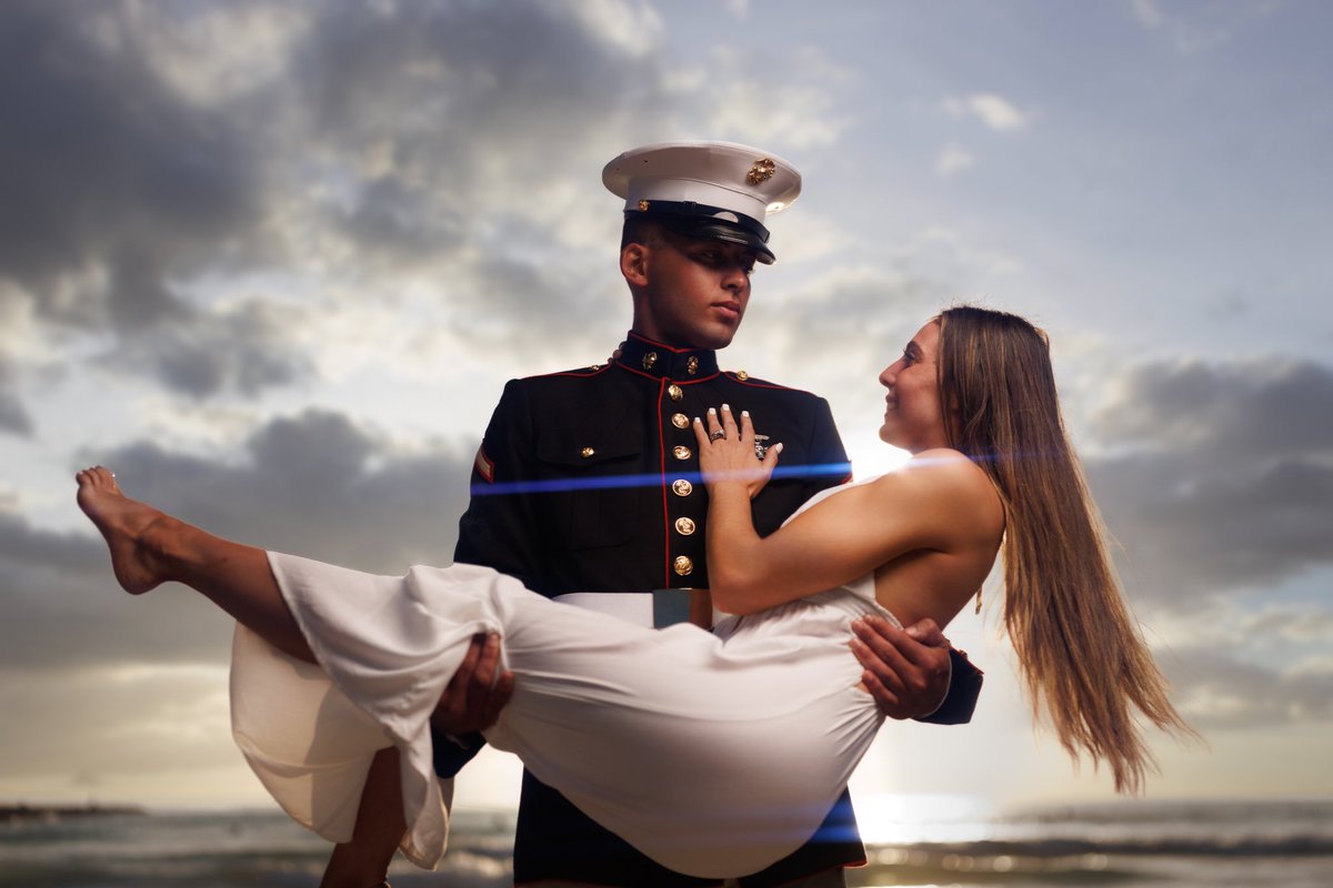 Go2pixfans's tweet photo. Semper fi Marine!  Congratulations to a beautiful couple for their engagement @USMC @USNavy @GodoxGlobal  https://t.co/P5tiZq1A1K https://t.co/y3McjIIVue