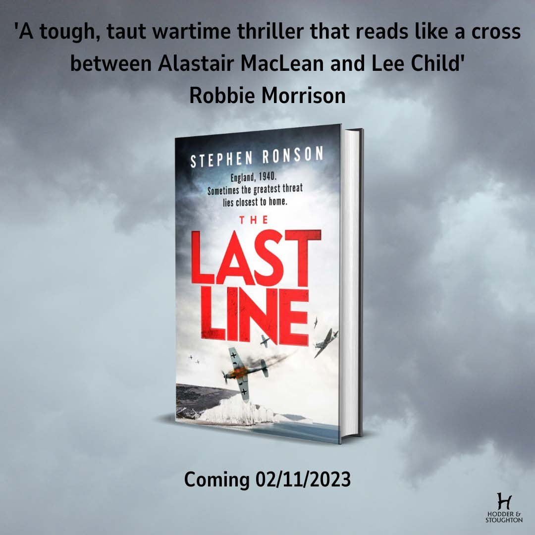 Another fantastic quote today! This is from the amazing, award-winning author and @robbiegmorrison who's books The Edge Of The Grave and Cast A Cold Eye leave me in awe. Thanks so much Robbie! @HodderFiction @HodderPublicity @TBP_agency #TheLastLine