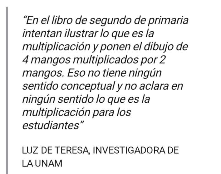 CiroMurayamaMx's tweet photo. El artículo 3 de la Constitución dice que la educación ha de ser laica.

Pero este gobierno quiere "enseñar" matemáticas como si fueran un pasaje bíblico, como si las cosas pudieran multiplicarse a sí mismas.

No multiplican los panes, pero sí 4 mangos por 2 mangos.

Ineptos👇 https://t.co/b7OCDGdOEl