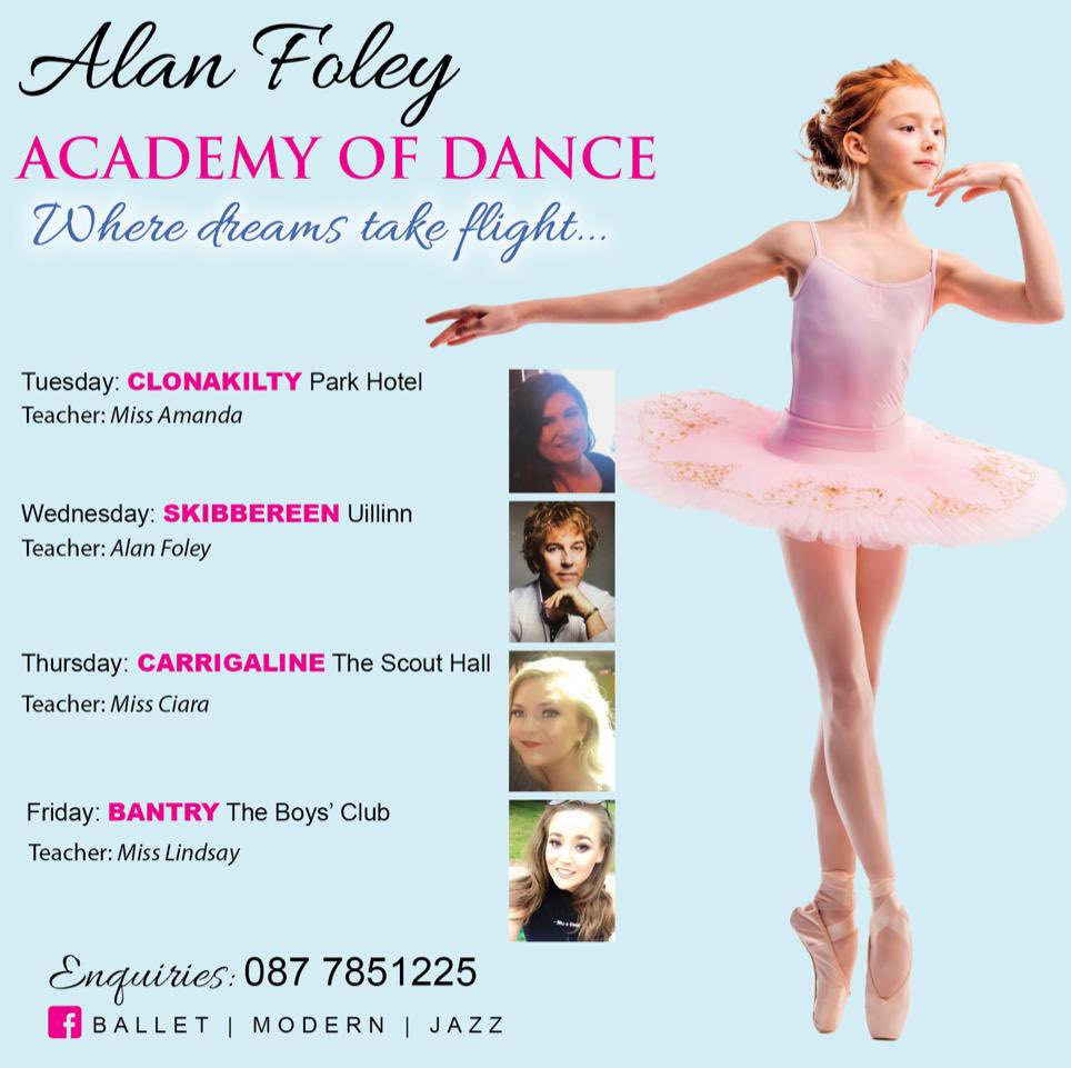 FoleyDance's tweet photo. All classes resume as follows:

Tuesday 5th September - Clonakilty 
Very limited availability. 

Wednesday 6th September - Skibbereen 
Full - waiting list in operation. 

Thursday 7th September - Carrigaline 
Very limited availability. 

Friday 8th September - Bantry
Availability https://t.co/JJ57NAHG3s