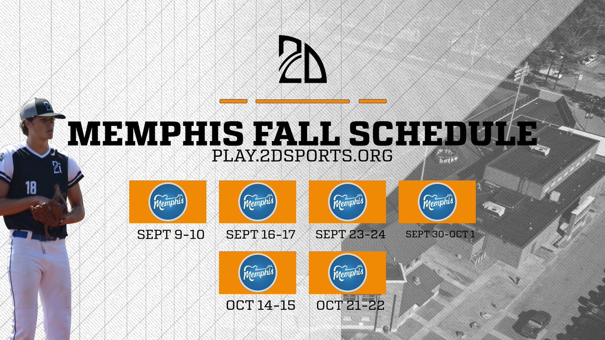James2DSports's tweet photo. I want to personally thank all the teams that played with us in Memphis and Nashville this summer. It was our best year ever for 2D Tennessee and we have some big things planned for next year. Our fall schedule is out for Memphis and Nashville.Register at https://t.co/Z1ZnODQdNn https://t.co/6bhikuuhqr
