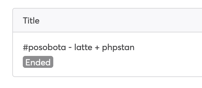posobota's tweet photo. Pro online prázdninové vysílání pomalu točíme obsah. Jak propojit @phpstan s Latte z @nettefw
#pehapkari #nettefw #lattephp #phpstan https://t.co/ACUuZ8o34m