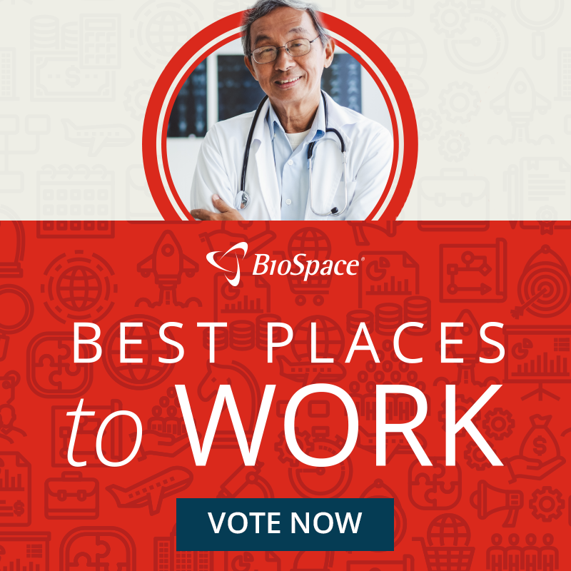biospace's tweet photo. Who are your top companies to work for in #biopharma? BioSpace is investigating who the most sought after employers are and will be releasing a report this Fall.

Cast your vote today: https://t.co/cSB1H3rmNa https://t.co/TYjQIqOTqU
