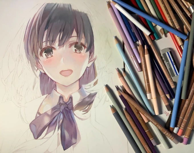 アナログに見えないような絵描きたくて高校生から地道に頑張ってるから応援して!
