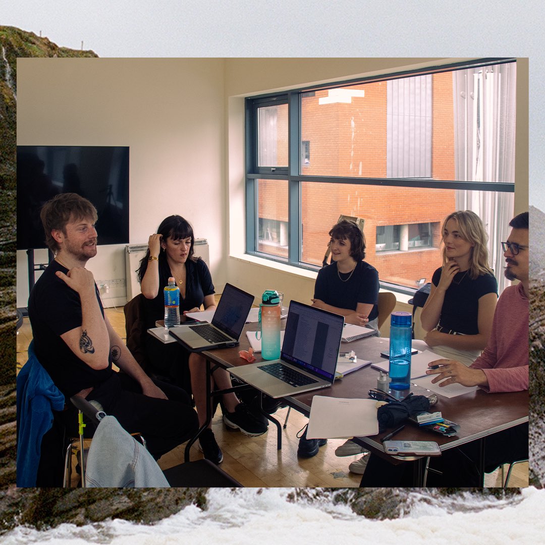 We have a script! Some behind the scenes shots of our (very first) table read in the Fringe Lab.

Thank you to @dublinfringefestival for having us. #dublinfringefestival #dublinfringe

⏩🟥
endings. by Fionntán Larney | 9-10, 13-16 September | Project Arts Cube