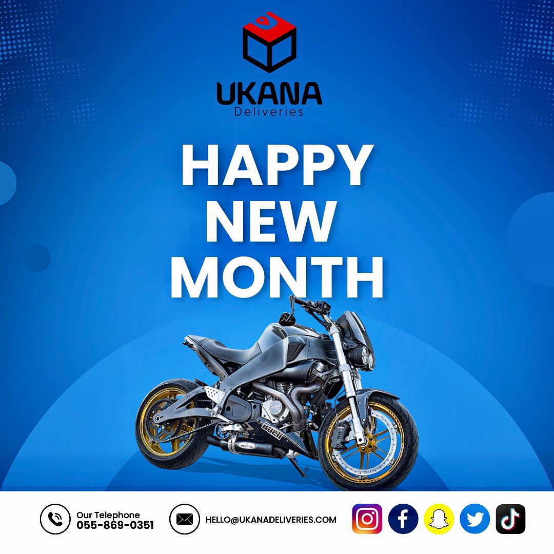 UkanaDeliveries's tweet photo. As we step into a new month, we look back with gratitude and look forward with excitement. 
Cheers to a prosperous August!
@ukanadeliveries_ 

#ukanadeliveries #delivery #deliveryservice #deliveryserviceinaccra https://t.co/vxeQ4RfR3m