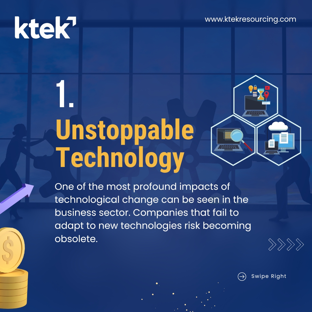 KTekResourcing's tweet image. Adapting to the Winds of Change, Navigating the Dynamic Landscape of Technology and Talent Solutions in Today's World 🚀💼 The realms of technology and staffing requirements, and how organizations can navigate these challenges to thrive in this ever-changing landscape
.
#ktek