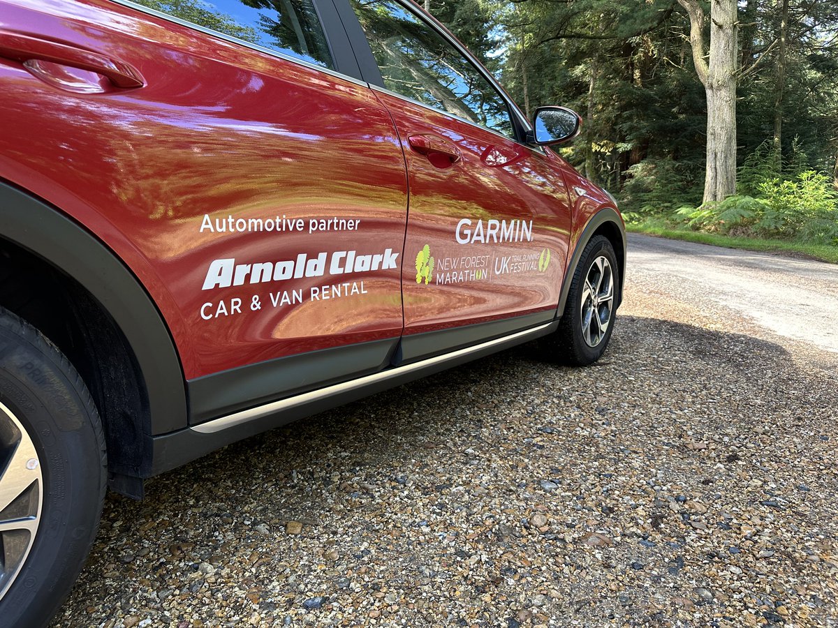 Welcome to our <a href="/GarminUK/">Garmin</a> New Forest Marathon 2023 automotive partner <a href="/AC_Rental/">Arnold Clark Car & Van Rental</a> . 

Check out all the latest route news and updates on the journey towards this years event.

#nfm2023 #arnoldclark