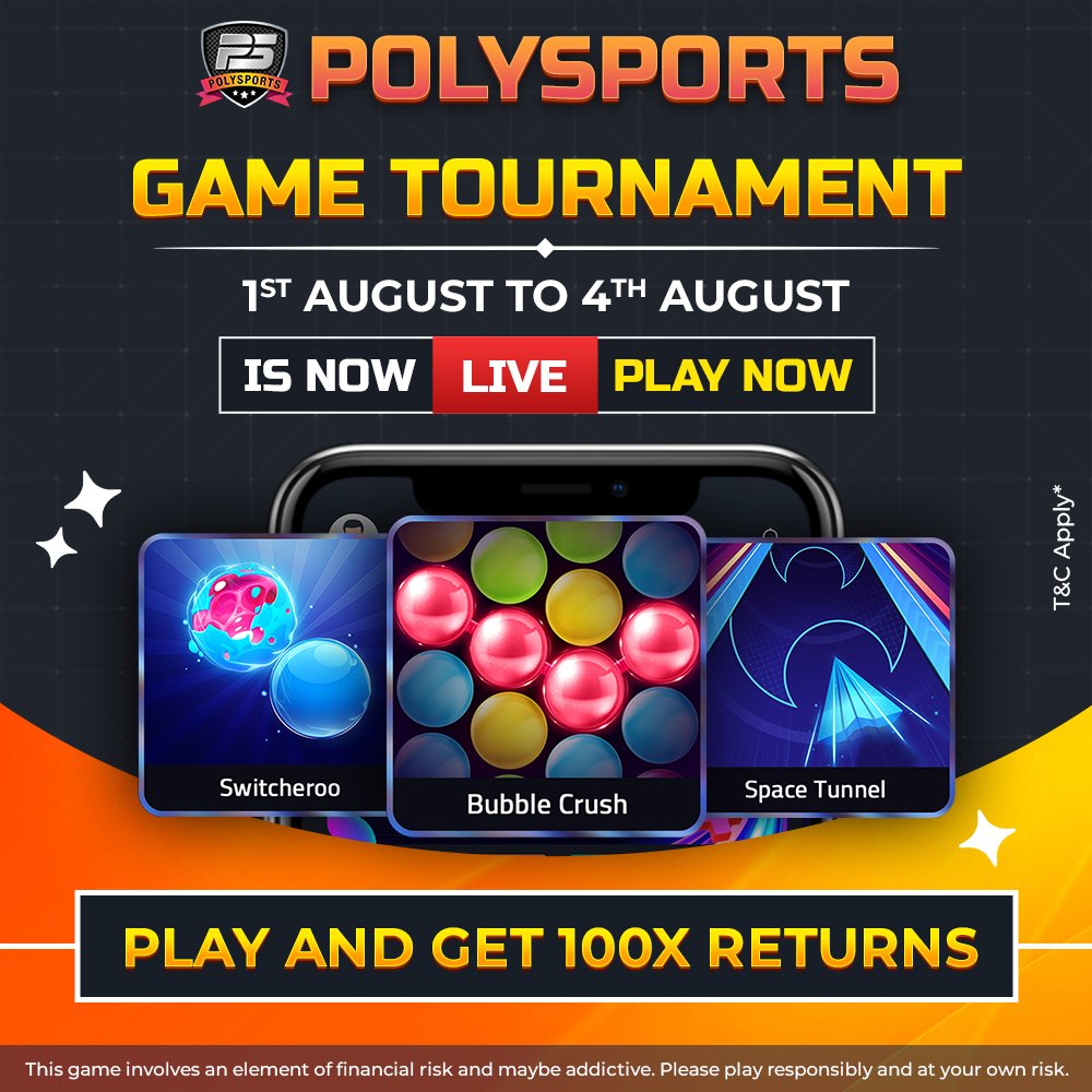 polysportsio's tweet photo. 🎮🌟 Ready to level up your gaming experience? Join our thrilling Casual Games Tournament, where you can play and win an incredible 100x returns! 🏆

Download the app now and start winning only on #Polysports 💪🏼
https://t.co/xV0dS3SBFY 

#CasualGames #PlayToWin #free https://t.co/trfIStySj2