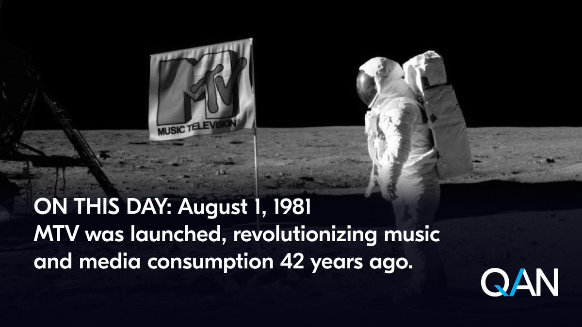 📜ON THIS DAY, August 1, 1981, <a href="/MTV/">MTV</a> music television was launched! 

Let's find out in this thread how the music and television industry can benefit from #blockchain technology in the #Web3 era using QANplatform.

THREAD🧵
