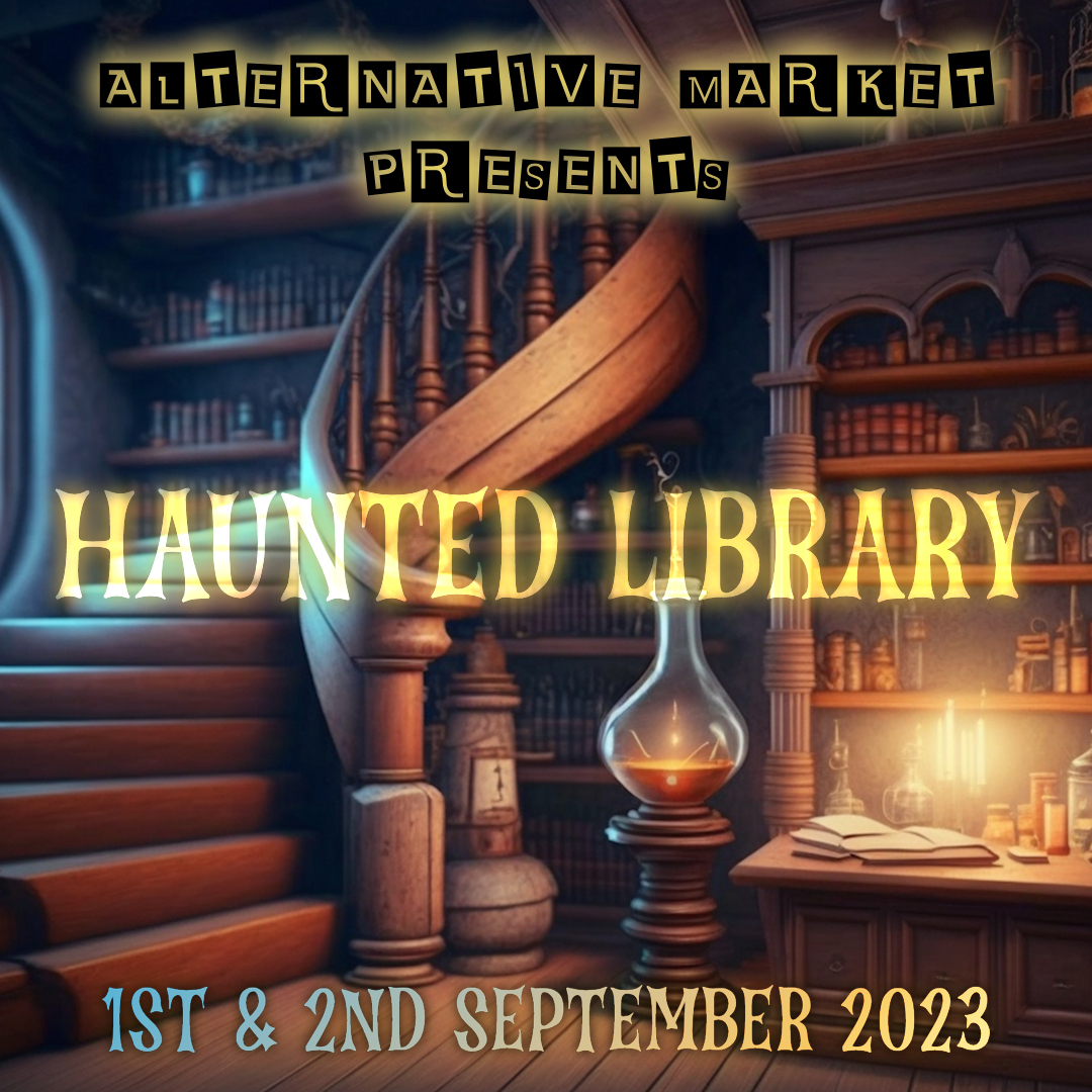 AlternMarket's tweet photo. Welcome the spirits of adventure at the 𝔸𝕦𝕘𝕦𝕤𝕥 𝔸𝕝𝕥𝕖𝕣𝕟𝕒𝕥𝕚𝕧𝕖 𝕄𝕒𝕣𝕜𝕖𝕥 - ℍ𝕒𝕦𝕟𝕥𝕖𝕕 𝕃𝕚𝕓𝕣𝕒𝕣𝕪! 
Uncover enchanting tales &amp; spooky thrills that'll leave you spellbound. Experience the magic event here: https://t.co/SWQyEm4coS
#gothic #punk #heavymetal https://t.co/gpB2erpaug