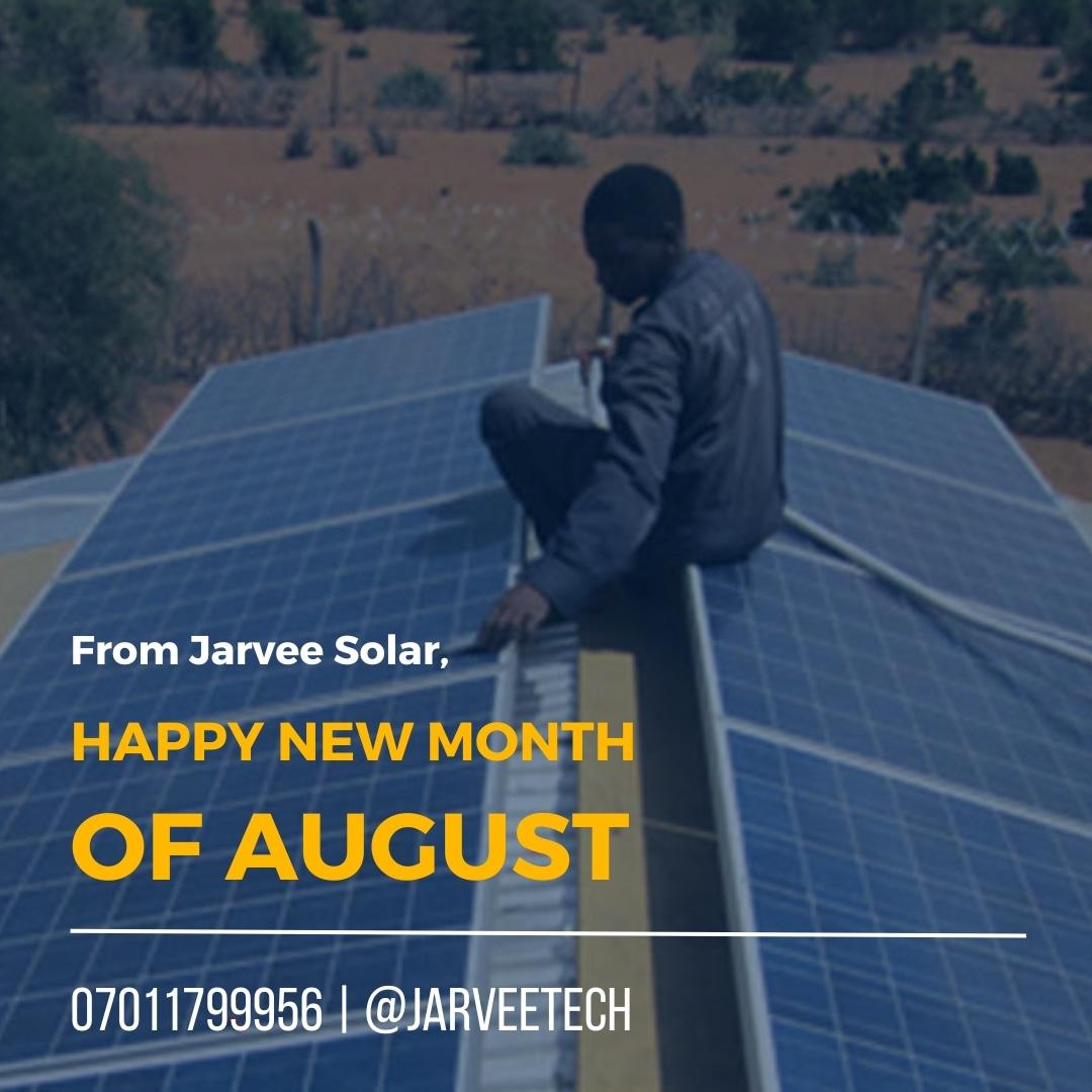 JarveeTech's tweet photo. August is a solar month. Get yours today https://t.co/BgvVh2uncL