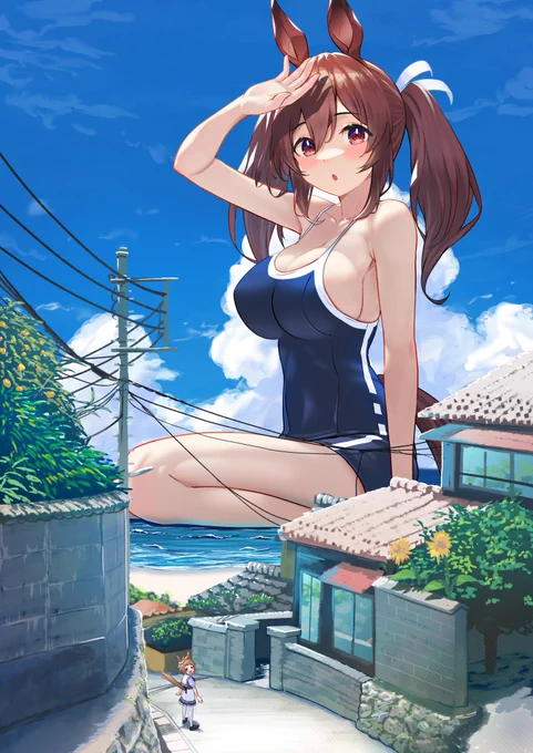 先月描いた絵を晒し忘れてたので #ウマ娘