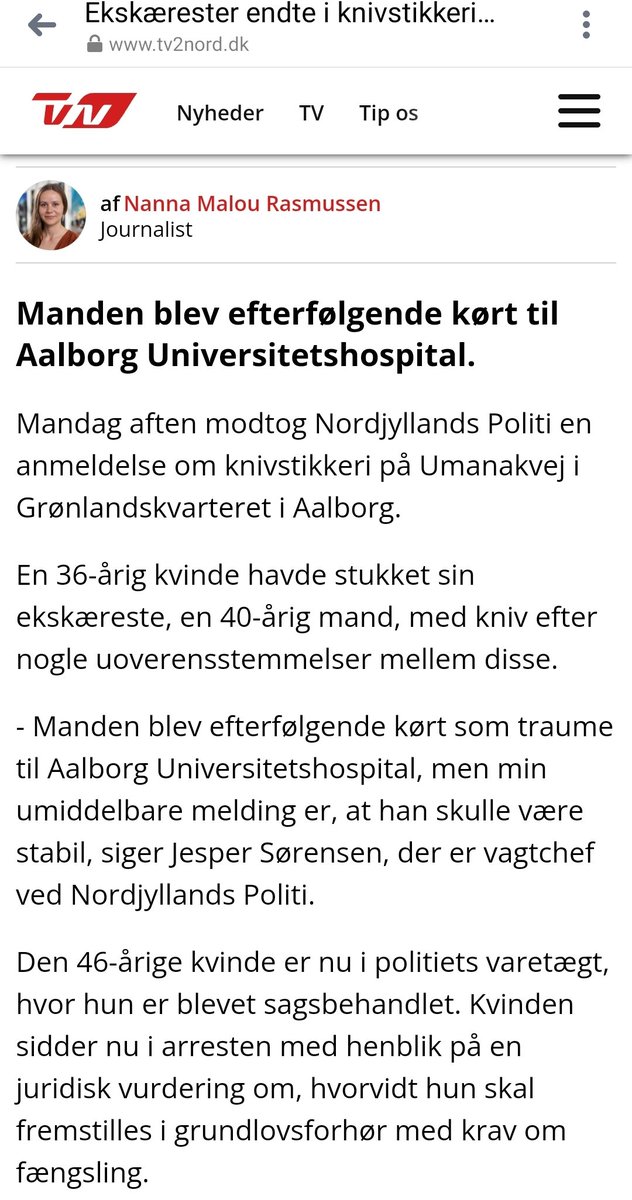 EspDanmark's tweet photo. Kvinde har stukket sin mandlige eks-kæreste med kniv
#partnervold skal tages seriøst uanset offerets køn og heldigvis har regeringen og flere andre partier også fokus på dette i finansloven
https://t.co/cmegDHfBFT
https://t.co/LGa8ykRPcB https://t.co/PIp3PKsxZo