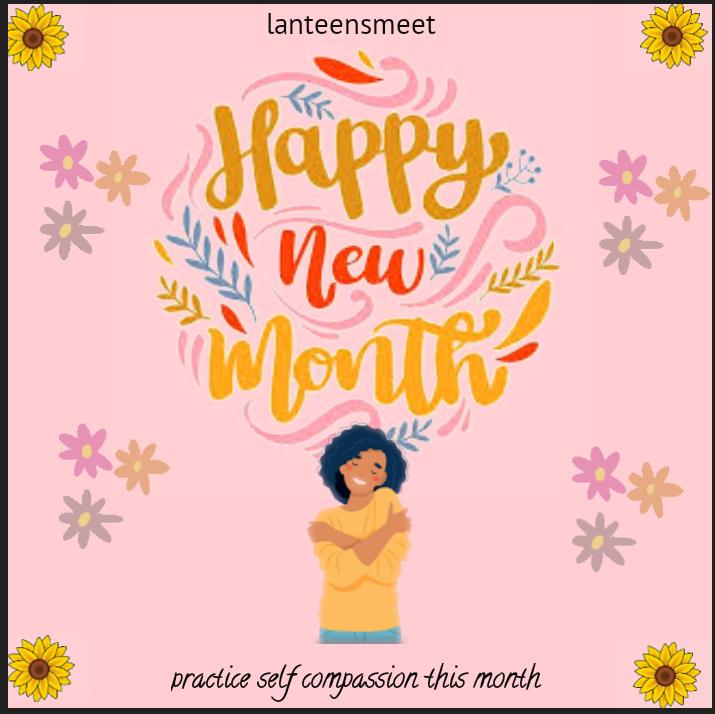 lan_teens's tweet photo. This new month, prioritize self-care and take as many mental breaks as needed. Your well-being matters! Wishing you a fantastic month ahead! 

#WelcomeBack 
#newmonth 
#MentalHealthMatters 
#selfcare https://t.co/myvaDpR3Mt