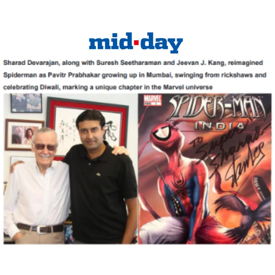 actimediaindia's tweet photo. Celebrating #SpiderManDay, the Indian way! Swipe till the end to see a special signed cover of the Indian Spider-Man.
#spidermanday #spiderman #indianspiderman #graphicindia #indiancomics #actimedia #actimediapr #actimediaindia #marvel https://t.co/6goGa3G2iq