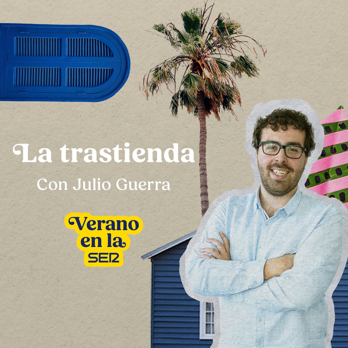 GuerraRubio's tweet photo. 🏖️Hoy estrenamos programilla en @la_SER. En 'La Trastienda' descubriremos cómo funciona un parque de atracciones, cómo se fabrica un jersey o cómo se hacen las "leches" vegetales.

Ojalá os guste casi tanto como a @claudiaplatero, @gamusino y a mí nos está gustando hacerlo💜 https://t.co/sKBRW80r1E