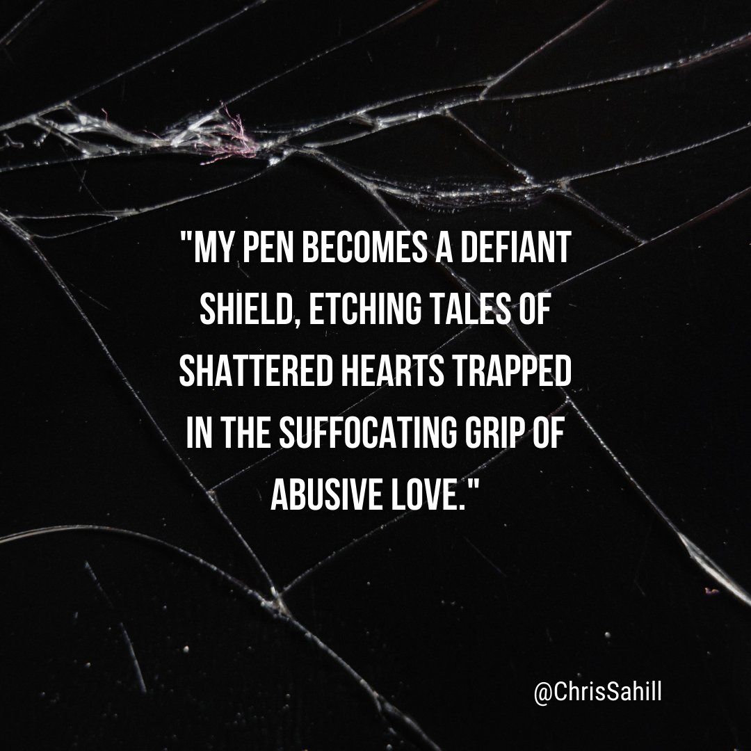 ChrisSadhill's tweet photo. Mental Health doesn't heal Mental Health, it exacerbates it.
Find all my current work @theproseapp
#protectionfromabuse #mentalhealth #toxicrelationship #poetrycommunity #poetryisnotdead #writingcommunity #authorcommunity #storyteller #indieauthor #authorplatform #writing https://t.co/weVdibz7Ay