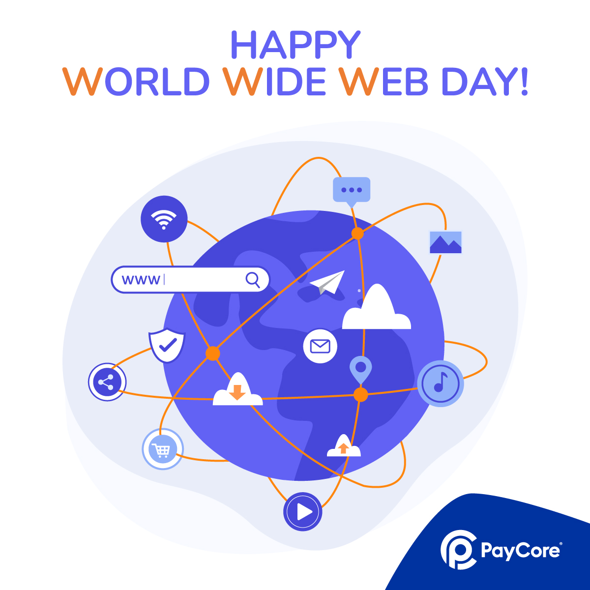 PaycoreGroup's tweet image. The web has been a game-changer! 🌟 World Wide #Web has opened endless possibilities, fostering innovation and collaboration worldwide. As we fully embrace the digital era, let&apos;s celebrate the boundless potential of connectivity and the #Internet. Happy #WorldWideWebDay! 🌐
