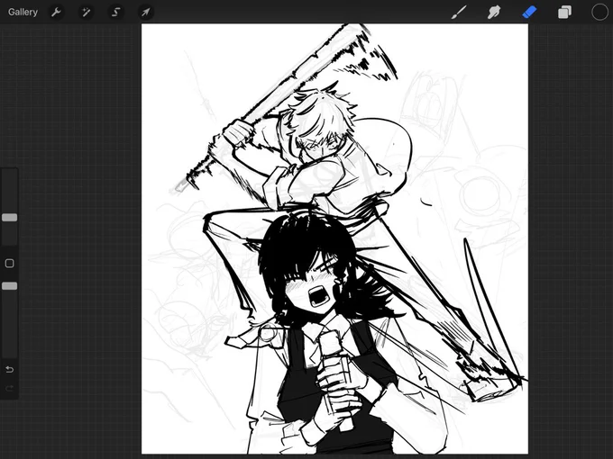 Ok good news. Art block is gone. Bad news, i drew this waaay too late, and now a new chapter is coming in a few hours ;-; 