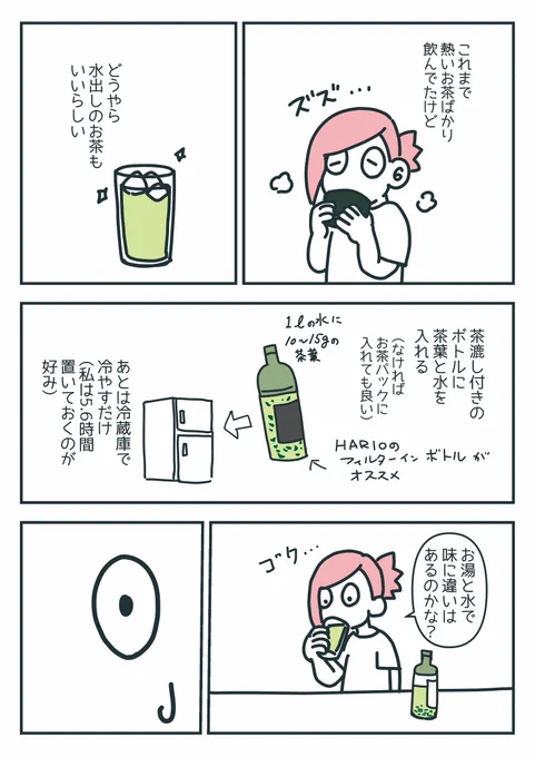 【お茶にハマった話】
5話「暑い日にピッタリなお茶の飲み方」 