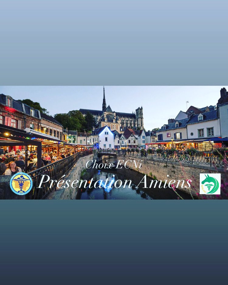 Bonjour à tous,
Le Bureau des internes Picards et le SAPIR-IMG s'associent pour vous présenter la très belle subdivision d'#Amiens

Vous avez un doute sur votre choix aux #ECNi ?
Est-ce qu'Amiens pourrait vous correspondre?

Venez assister au live Facebook/insta le 18 août à 20h