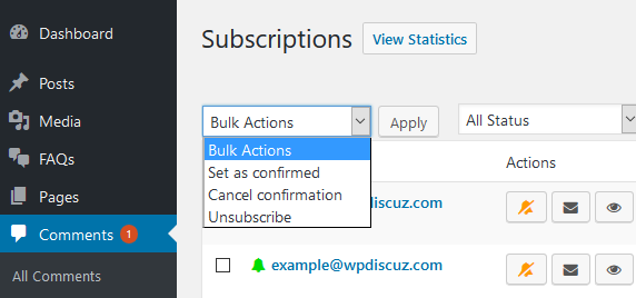 gVectors's tweet image. Monitor and manage all subscribers in the dashboard with the wpDiscuz – Subscription Manager addon! 
gvectors.com/product/wpdisc…