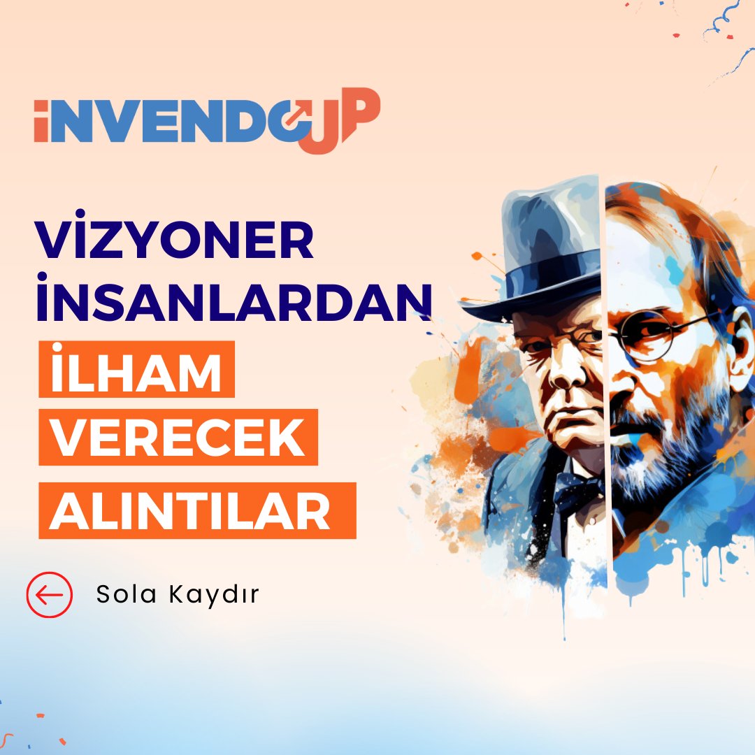 invendovs's tweet photo. Tutku başarıyı besler, cesaret ise dayanıklılığı artırır. Girişimcilik yolculuğunda Steve Jobs ve Winston Churchill'in bilgeliğinin sana cesaret etme, hayal kurma ve fethetme konusunda ilham olması için içeriğimizi sola kaydır! 🚀💪

#Girişimcilik #İlham #startup #Invendo https://t.co/cy5Gn3O7PC
