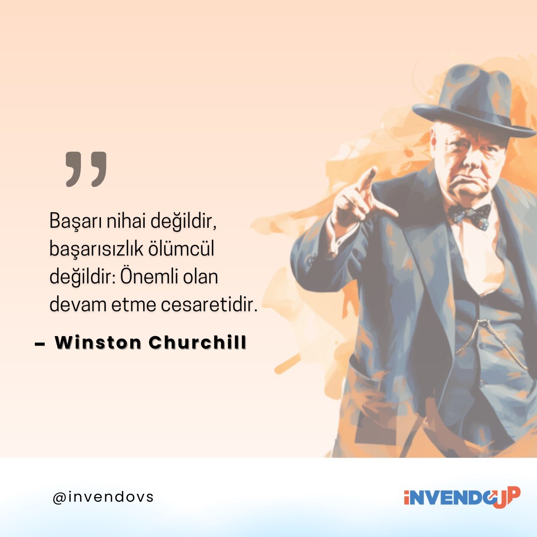 invendovs's tweet photo. Tutku başarıyı besler, cesaret ise dayanıklılığı artırır. Girişimcilik yolculuğunda Steve Jobs ve Winston Churchill'in bilgeliğinin sana cesaret etme, hayal kurma ve fethetme konusunda ilham olması için içeriğimizi sola kaydır! 🚀💪

#Girişimcilik #İlham #startup #Invendo https://t.co/cy5Gn3O7PC