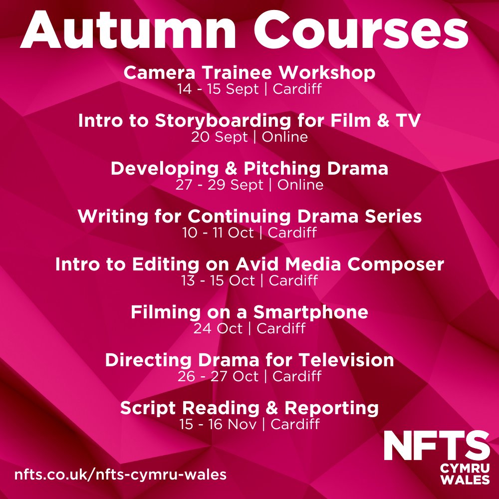 Coming up at <a href="/NFTSCymruWales/">NFTS Cymru Wales</a>!

⭐️nfts.co.uk/nfts-cymru-wal…⭐️