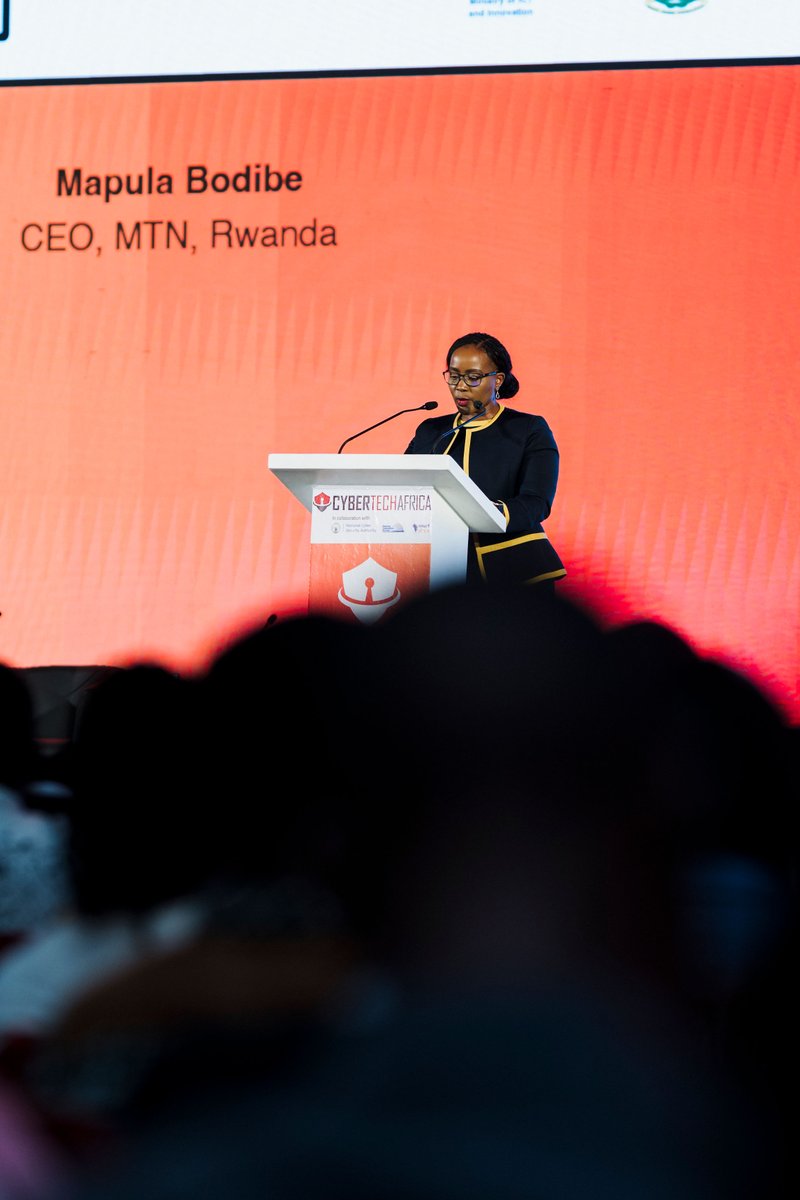 Reiterating MTN's commitment at #CybertechAfrica, our CEO <a href="/MapsBodibe/">Mapula Bodibe</a> said, "We have taken a proactive approach to ensure cybersecurity is given the weight that it deserves to protect our customers and maintain reliable services. We believe that we must prioritize cybersecurity