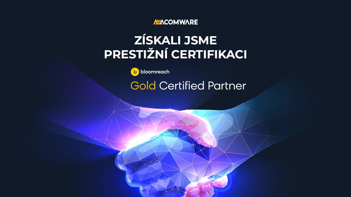 Acomware's tweet photo. Máme obrovskou radost! 🎉  Jako jedna ze 7 firem na světě jsme získali prestižní certifikaci Gold Certified Partner 🎖️ platformy Bloomreach Engagement (dříve Exponea). ➡️ https://t.co/fNKpNnNE5E
#online #retention #marketing https://t.co/pZm8QnIUYp