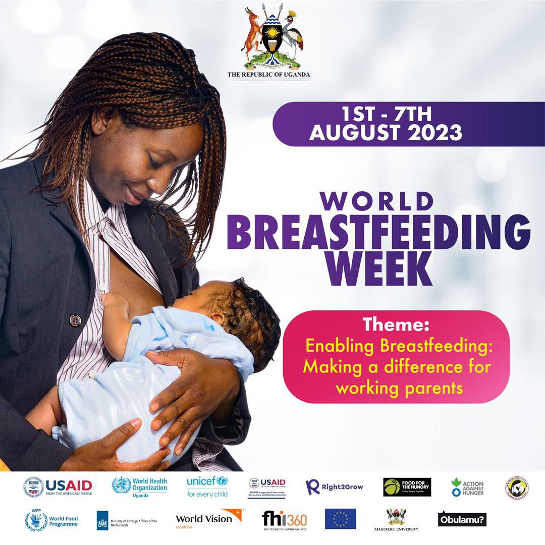 MACISOfficial's tweet photo. World Breastfeeding Week highlights the importance of supporting working moms and nursing babies with flexible work arrangements and lactation support for maternal and infant health. 

#WorldBreastfeedingWeek 
#MACISUganda https://t.co/MzismKMVyI