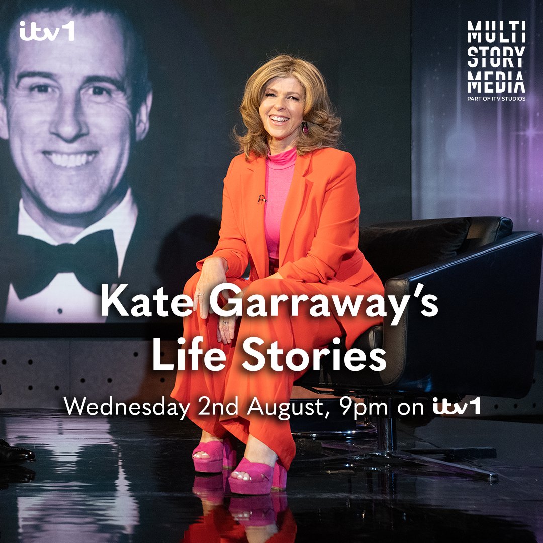 MultiStoryTV's tweet image. Returning this week, Kate Garraway's Life Stories.  
Tune in this Wednesday, 2nd August, 9pm on ITV1.  

@kategarraway #lifestories #ITV1