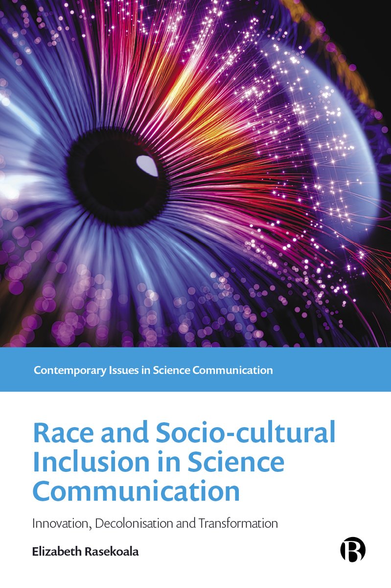 🚨New book alert🚨 ✊🏿🌈♿️RACE & SOCIOCULTURAL INCLUSION IN SCIENCE COMMUNICATION 📢Very excited to share this latest book offering from @BrisUniPress & edited by @GongAfrican! 🔖Read on to learn more about the book & access two special discount campaigns! #SciComm #DEIA 1/