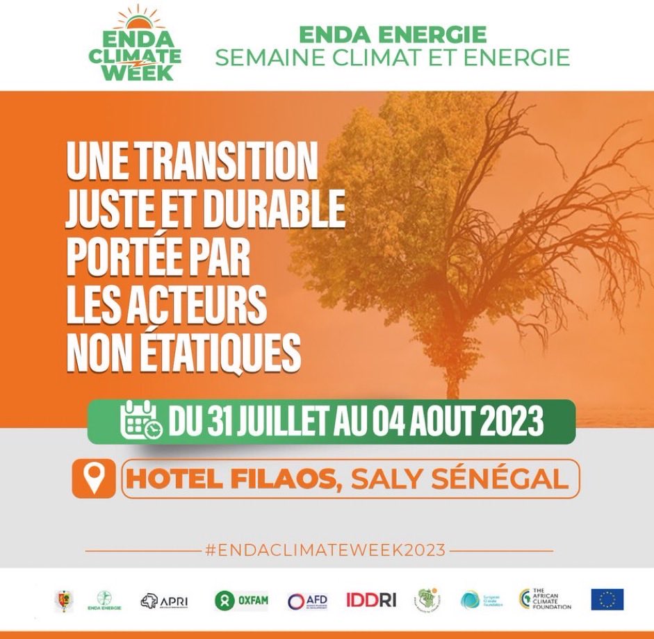 ENDA ENERGIE à la croisée des chemins de transition vers une société sobre en carbone et resiliente <a href="/EmmanuelSobel/">Emmanuel S Seck</a> <a href="/endaenergylinks/">ENDA ENERGIE</a> #Endaclimateweek2023 #COP28