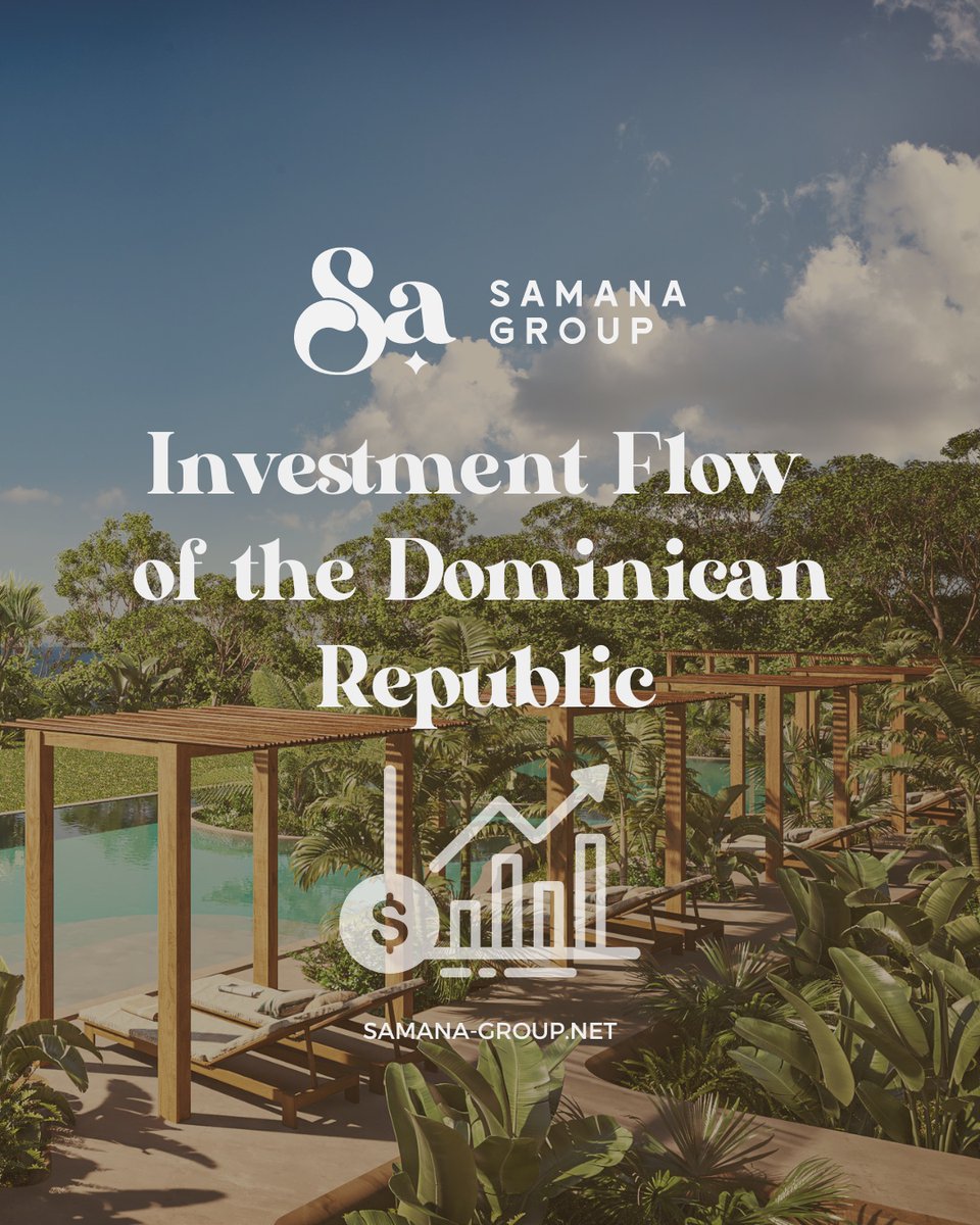 SamanaGroupDR's tweet photo. The Dominican Republic represents 35% of Central America's investment flows, showcasing the country's appeal to foreign investors. With no restrictions on foreign ownership of property and a thriving tourism industry, now is the perfect time to invest. ⁠
⁠
#InvestInDR https://t.co/Qcpfa2o2YY